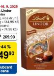 LINDT LINDOR PRALINKY
