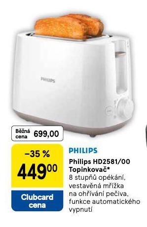 PHILIPS HD2584/00 TOPINKOVA