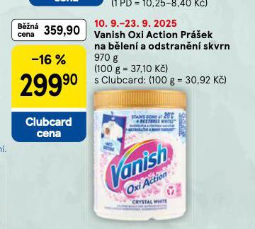 VANISH OXI ACTION PREK NA BLEN A ODSTRANN SKVRN