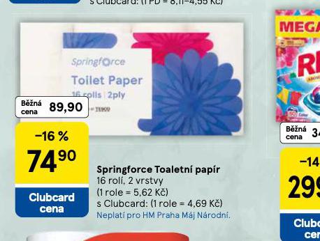 SPRINGFORCE TOALETN PAPR