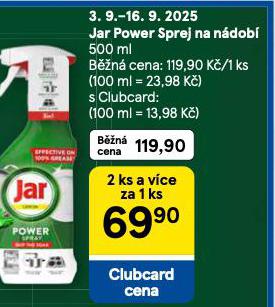 JAR POWER SPREJ NA NDOB