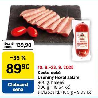 KOSTELECK UZENINY HORAL SALM