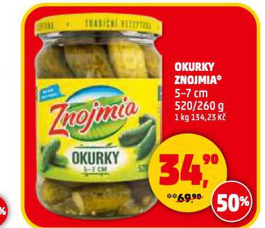 ZNOJMIA OKURKY