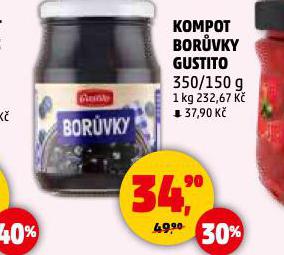 KOMPOT BORVKY GUSTITO