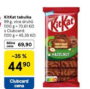 KITKAT TABULKA