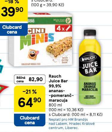 RAUCH JUICE BAR 99,9% MARACUJA