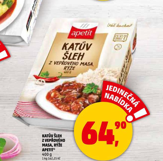 APETIT KATV LEH Z VEPOVHO MASA, RݎE