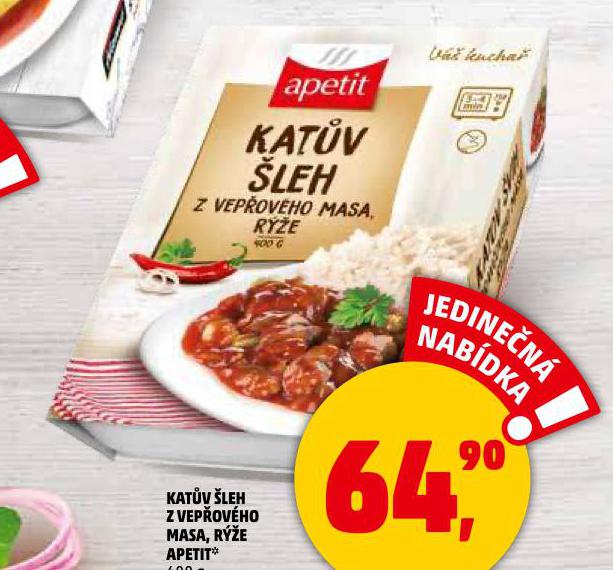 APETIT KATV LEH Z VEPOVHO MASA, RݎE