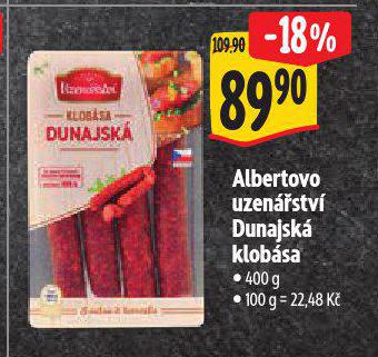 ALBERTOVO UZENSTV DUNAJSK KLOBSA