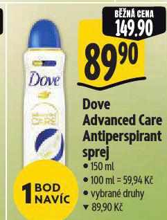 DOVE ADVANCED CARE ANTIPERSPIRANT SPREJ