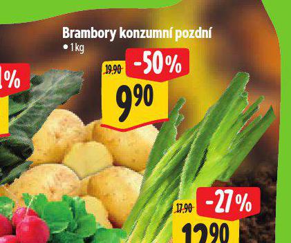 BRAMBORY KONZUMN POZDN