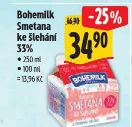 BOHEMILK SMETANA KE LEHN 33%