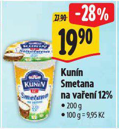 KUNN SMETANA NA VAEN 12%
