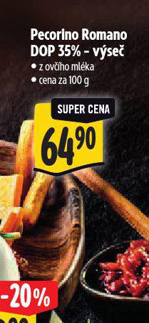 PECORINO ROMANO DOP 35% . VSE