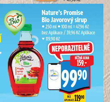 NATURES PROMISE BIO JAVOROV SIRUP