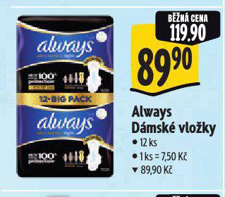 ALWAYS DMSK VLOKY