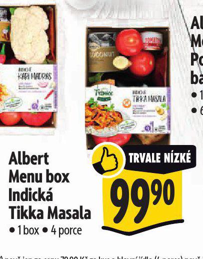 MENU BOX INDICK TIKKA MASALA