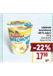 LIPNEK TVAROHOV -30 % CUKRU