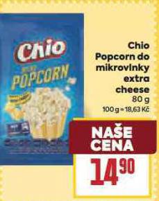 CHIO POPCORN DO MIKROVLNKY EXTRA CHEESE
