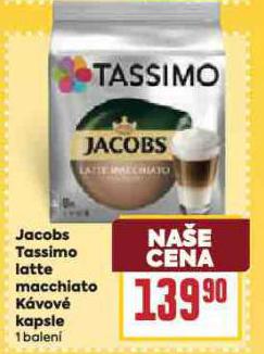 JACOBS TASSIMO LATTE MACCHIATO KVOV KAPSLE