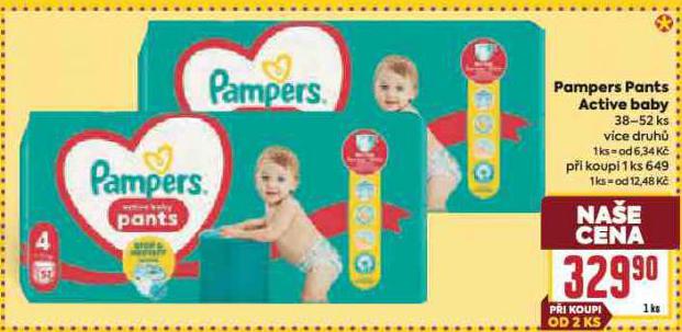 PAMPERS PANTS ACTIVE BABY