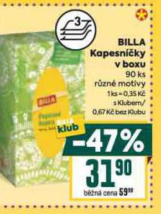 KAPESNKY V BOXU