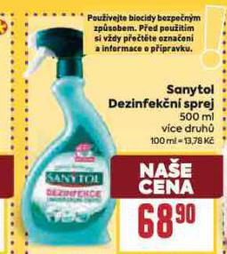 SANYTOL DEZINFEKN SPREJ