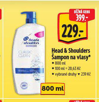 HEAD & SHOULDERS AMPON NA VLASY
