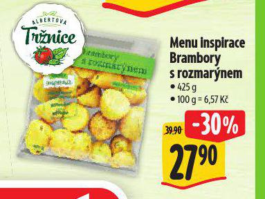 MENU INSPIRACE BRAMBORY S ROZMARNEM