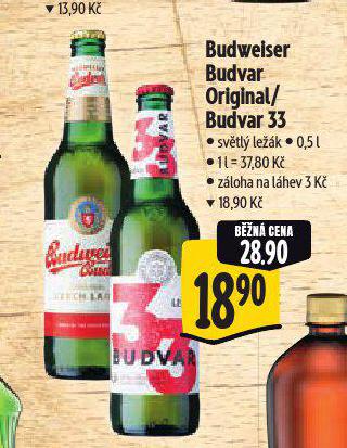 PIVO BUDVAR 33