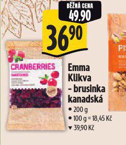EMMA KLIKVA BRUSINKA KANADSK