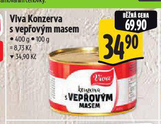 VIVA KONZERVA S VEPOVM MASEM