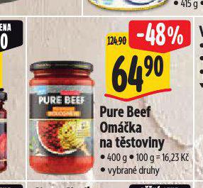 PURE BEEF OMKA NA TSTOVINY