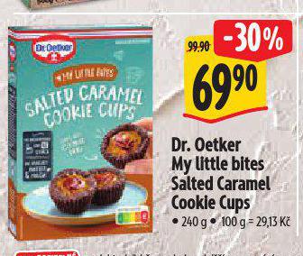 DR. OETKER MY LITTLE BITES SALTED CARAMEL COOKIE CUPS