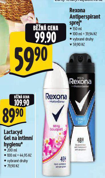 REXONA ANTIPERSPIRANT