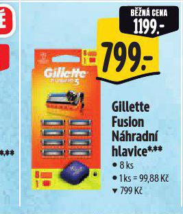 GILLETTE NHRADN HLAVICE