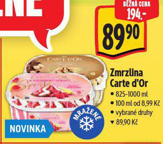 ZMRZLINA CARTE D'OR