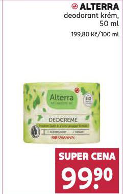 ALTERRA DEODORANT KRM