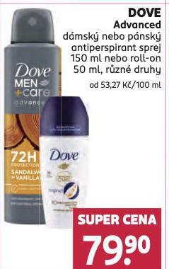 DOVE ADVANCED ROLL-ON