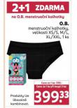 O.B. MENSTRUAN KALHOTKY