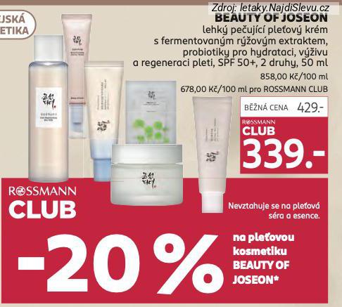 BEAUTY OF JOSEON KRM SPF 50+ 