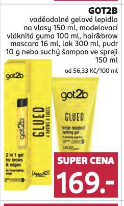 GOT2B GELOV LEPIDLO NA VLASY