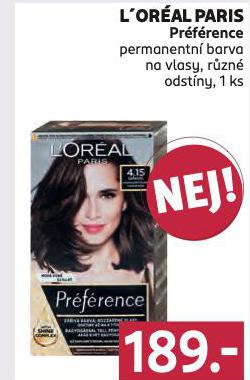 LOREAL PARIS PERMANENTN BARVA NA VLASY