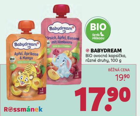 BABYDREAM BIO OVOCN KAPSIKA
