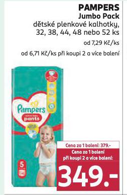 PAMPERS DTSK PLENKOV KALHOTKY