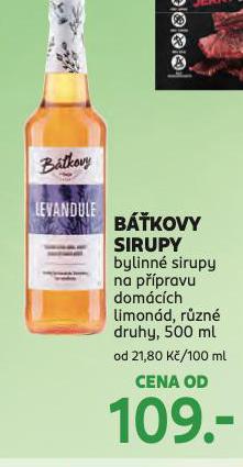 BKOVY SIRUPY