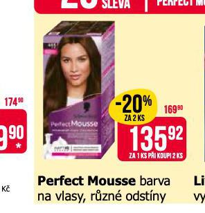 PERFECT MOUSSE BARVA NA VLASY