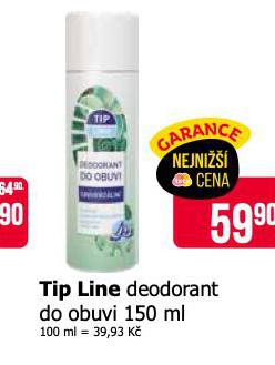 TIP LINE DEODORANT DO OBUVI
