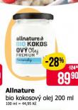 ALLNATURE BIO KOKOSOV OLEJ