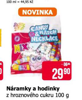 NRAMKY A HODINKY Z HROZNOVHO CUKRU